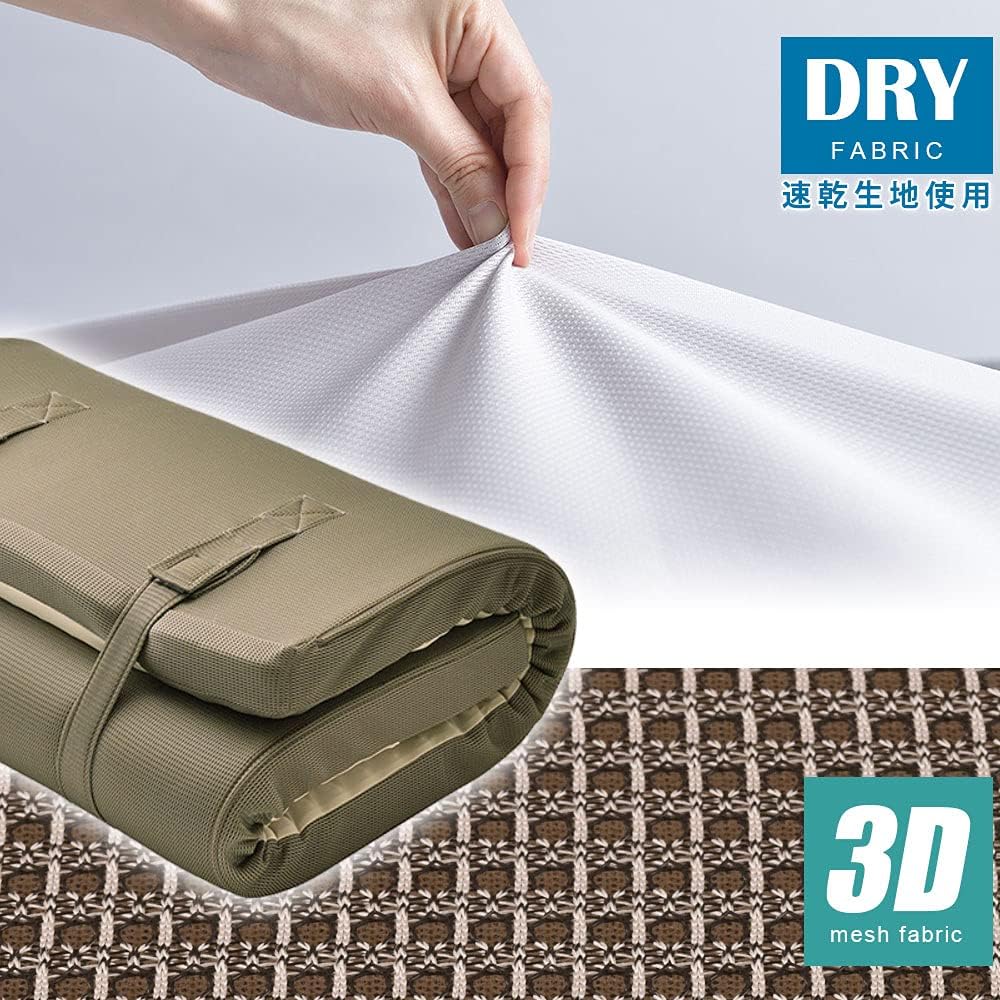 西川 マットレス ダブルサイズ スヤラ SUYARA SU-01 丸巻き フラット